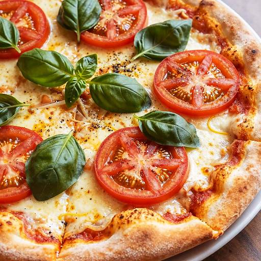 Close-Up of Freshly Baked Pizza