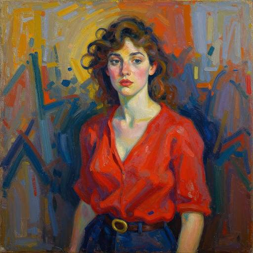 Vibrant Figurative Impressionist Painting