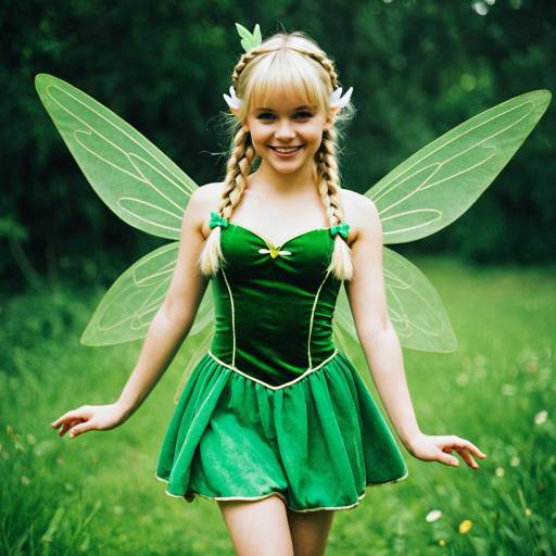 Enchanting Green Tinkerbell Fairy Costume