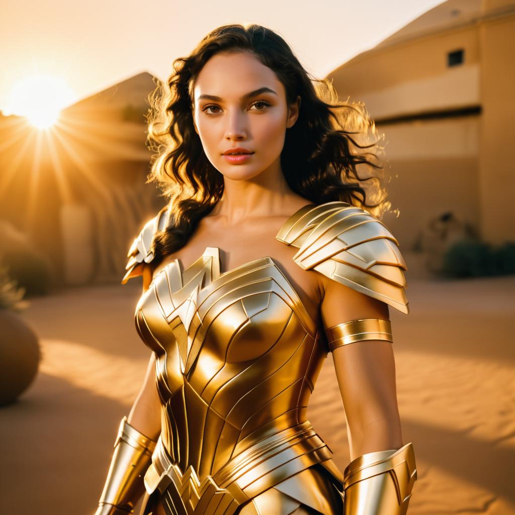 Lomography Portrait of Gal Gadot as Wonder Woman