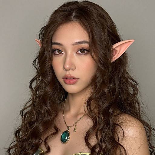 Realistic Elf Woman Portrait