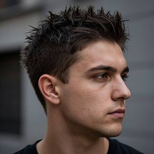 Realistic Portrait of Fit European Man