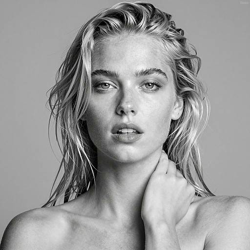 Intimate Black and White Portrait