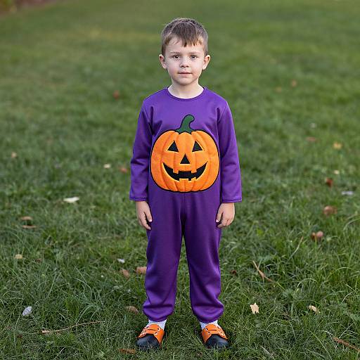 Purple Pumpkin Halloween Costume