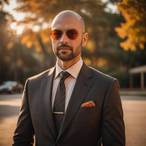 Cinematic Portrait of a Stylish Man