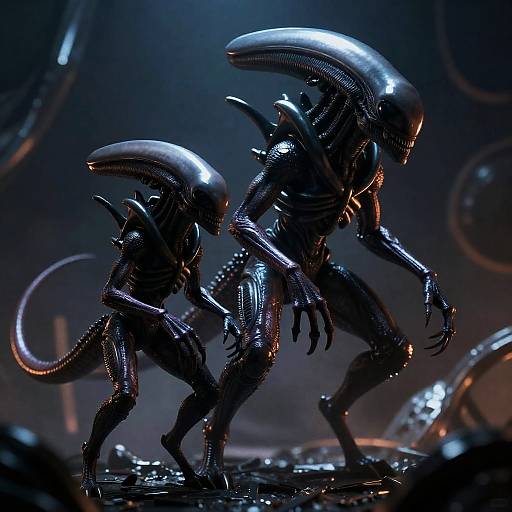 Mysterious Bioluminescent Alien Encounter