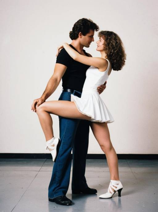 Couple in Dirty Dancing Dance Pose