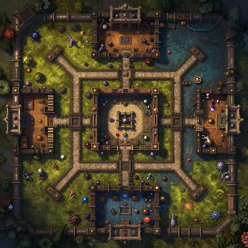 High-Fantasy Dungeon Map Generator