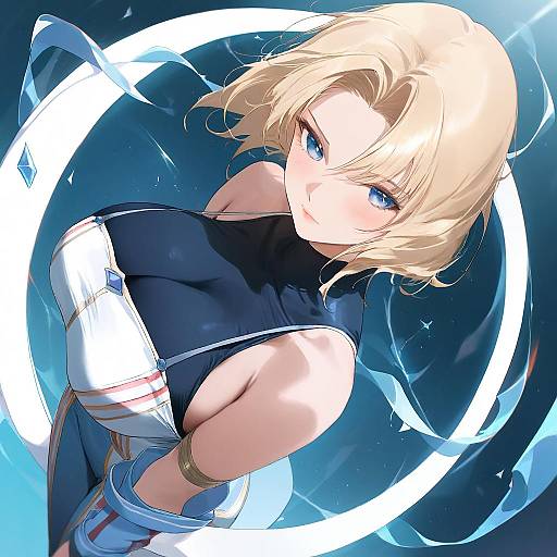 Illustration of Monk (fft), final fantasy in the style of Emyo