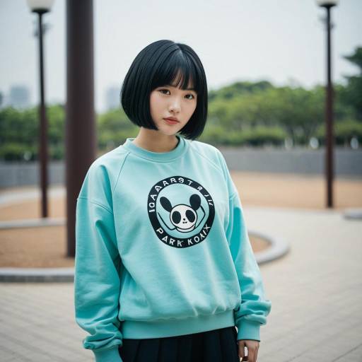Youthful Ki-jung Cosplay in Casual Style