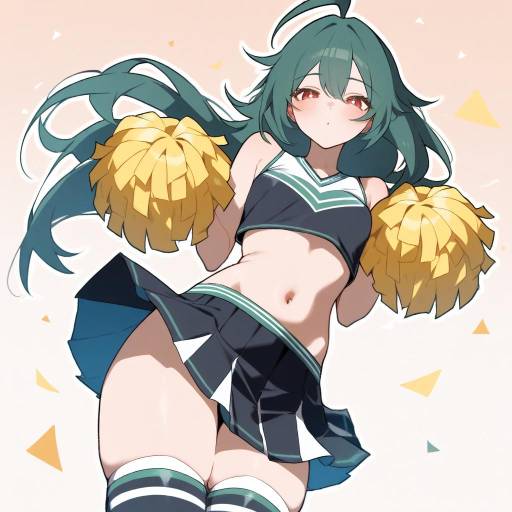 Cheerleading Rika from Pokemon Illustration