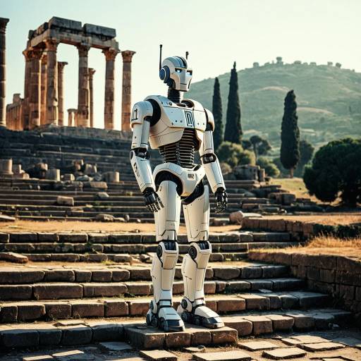 Robot at Temple of Artemis Ruins