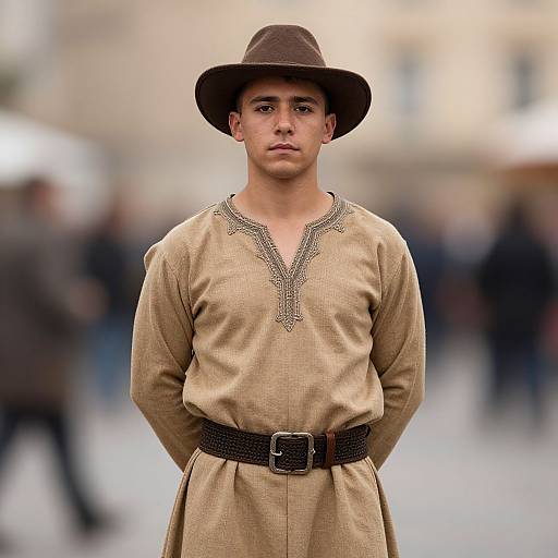 Realistic Male Gypsy Costume Portrait