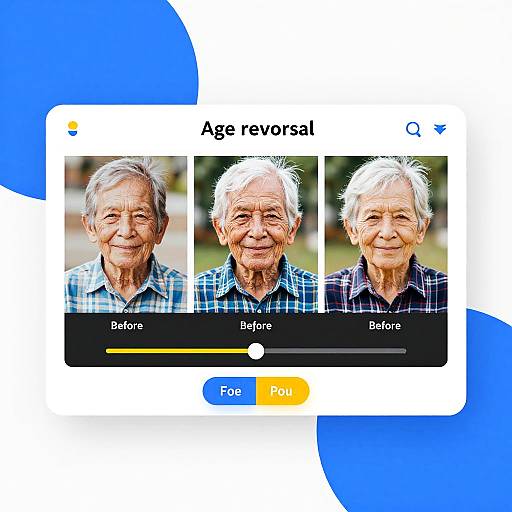 Interactive Age Reversal Photo Editor