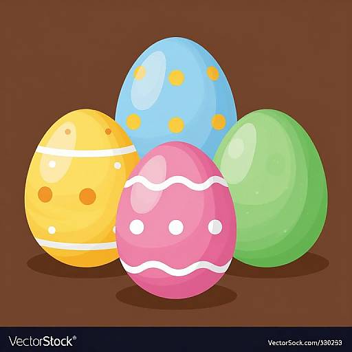 Easter Eggs Vector Design