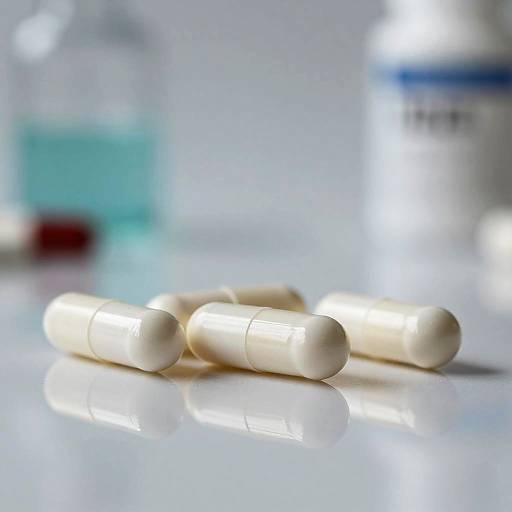 Macro Photo of Thiocodin Pills