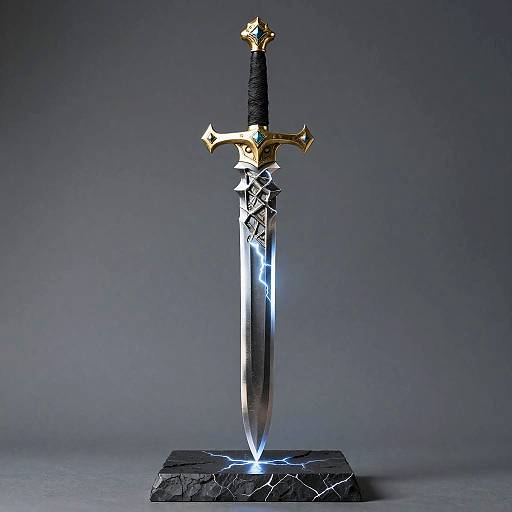 Mythical Stormforged Blade Artifact