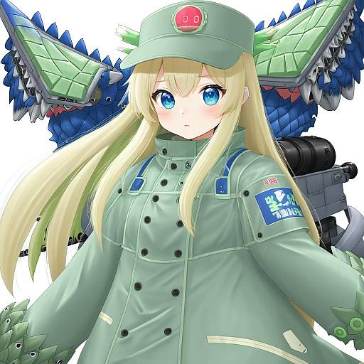 Illustration of Gunner (sekaiju), sekaiju no meikyuu in the style of Niiya