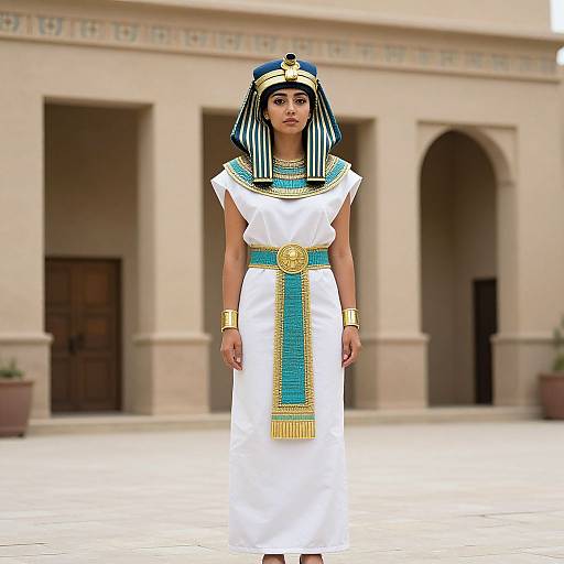 Homemade Ancient Egyptian Costume Woman
