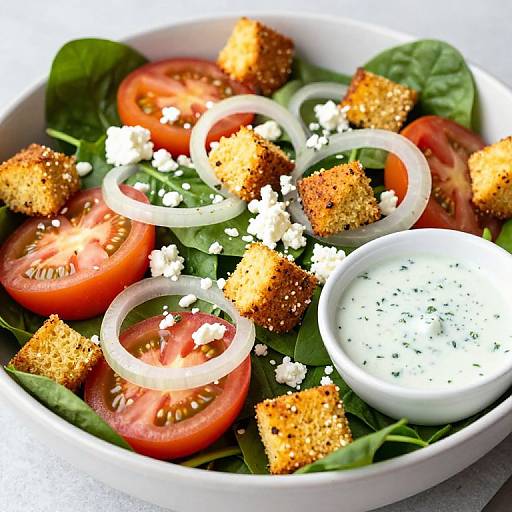 Vibrant Southern Spinach Salad Bowl