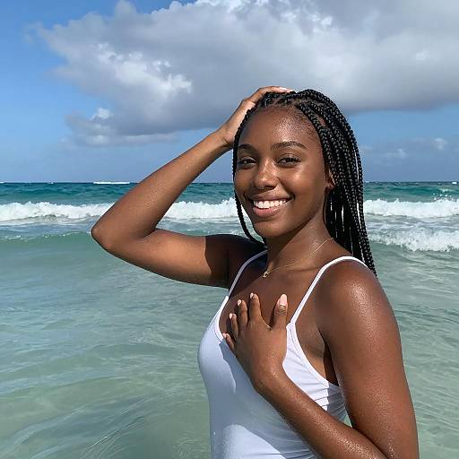 Joyful Moments in Turquoise Waters