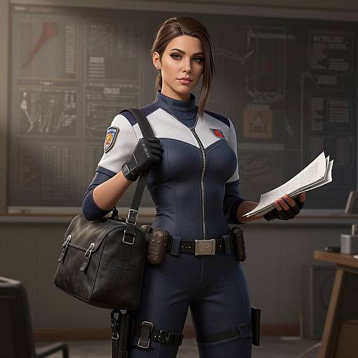 Photorealistic Overwatch Character Postman