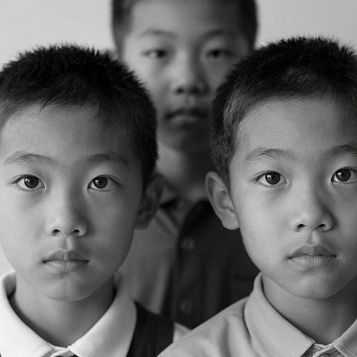 Intense Glowing Eyes of Children