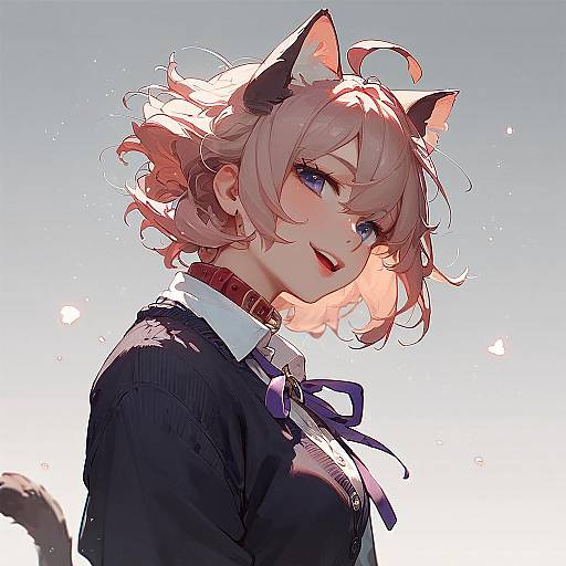 Anime Character Casual Side Pose