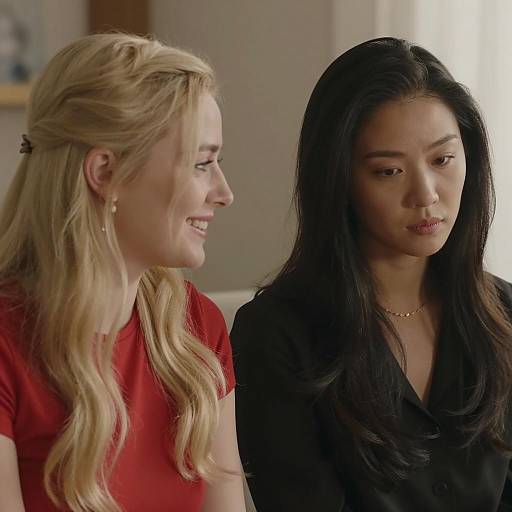 Intimate Moment: Two Women Portrait