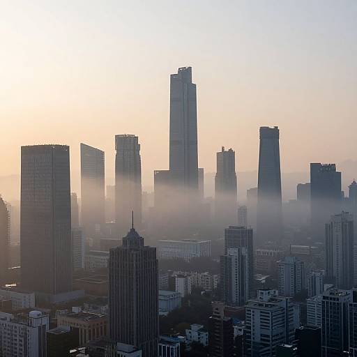 Crystallized Dreams Urban Skyline