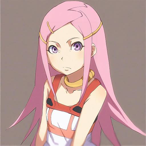Illustration of Anemone (eureka seven), eureka seven (series) in the style of Fu-ta