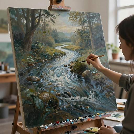 Artist's River Flooding the Studio