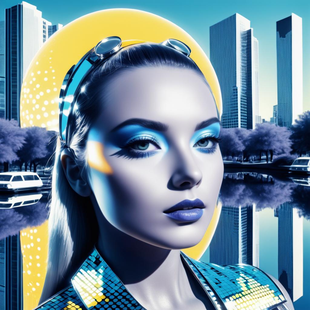 Futuristic Pop Art Makeup Photography