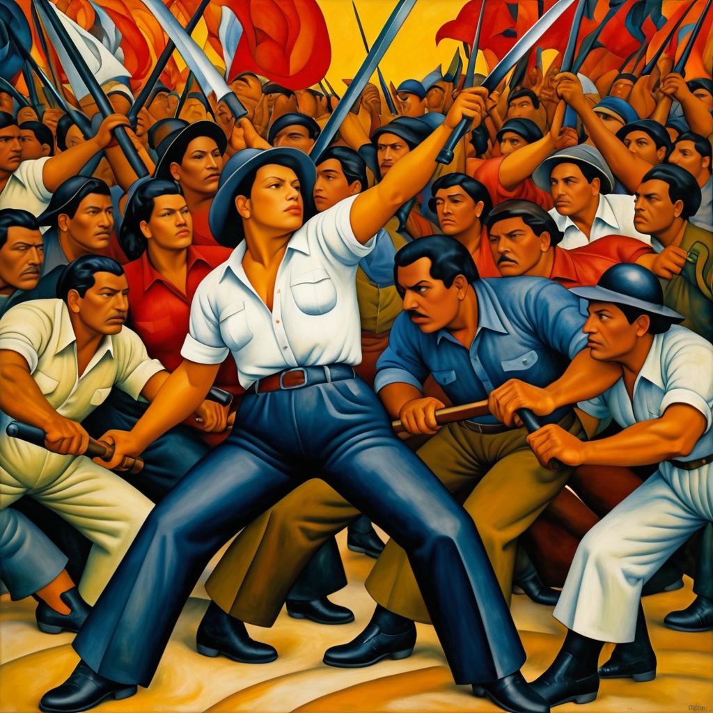 Revolutionary Art Inspired by Diego Rivera