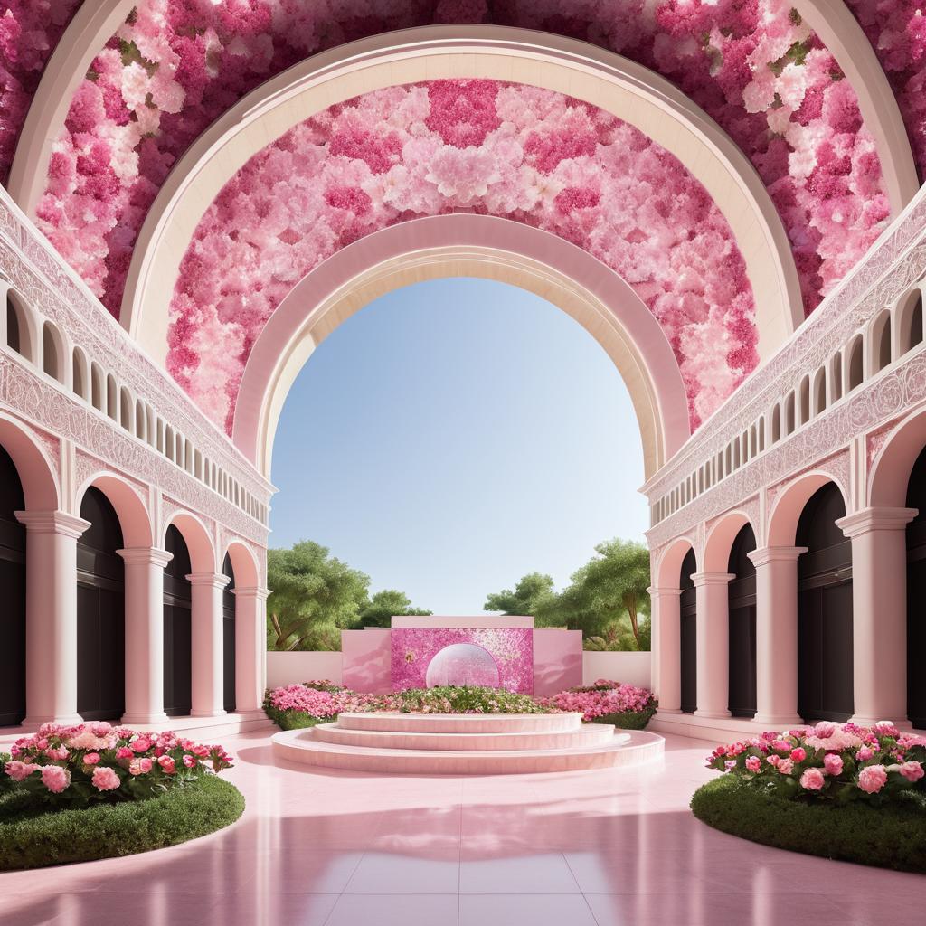 Stunning Theater Inspired by Peony Flowers