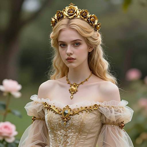 Elegant Revenge Fairy Portrait in Victorian Style