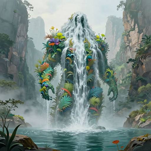 Goliath with Waterfall Hair