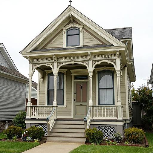 Victorian Painted Lady Porch Photo