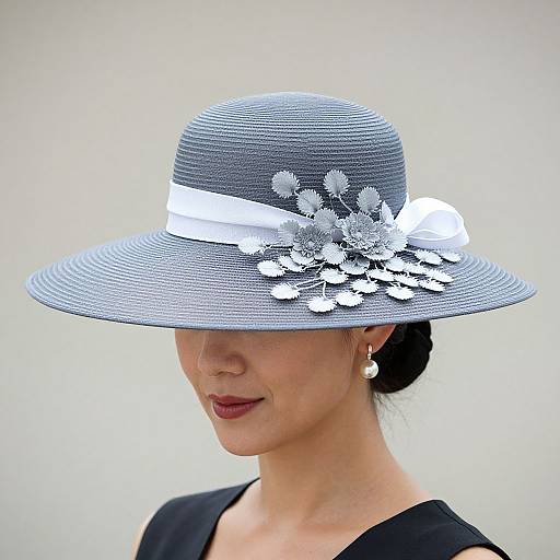 Elegant Chillingham Gray Fascinator