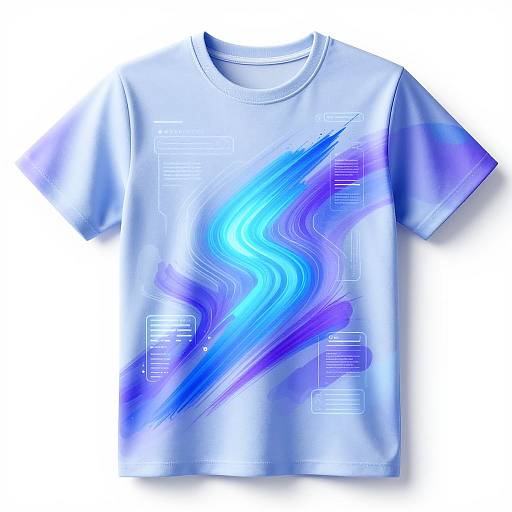 Holographic AI T-Shirt Design