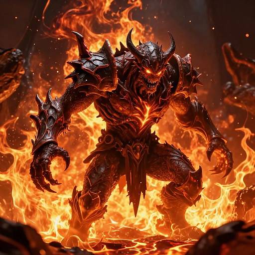 Infernoid Fiery Abyss Creature