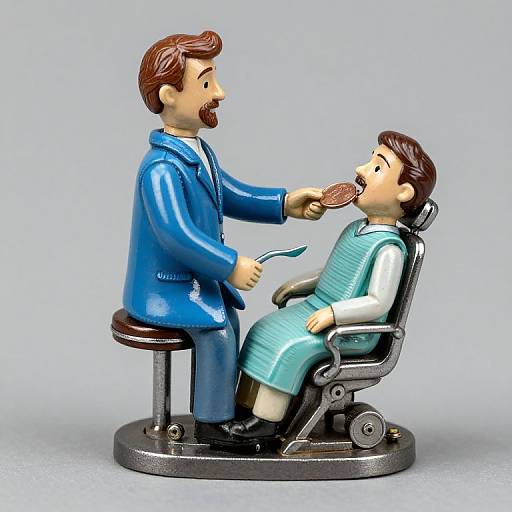 Vintage Cast Iron Dentist Toy