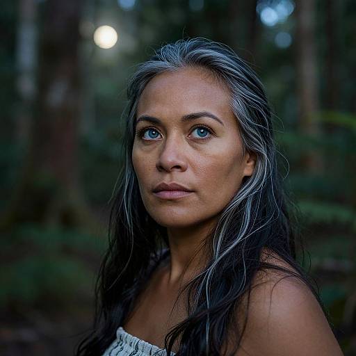 Ethereal Pacific Islander Portrait