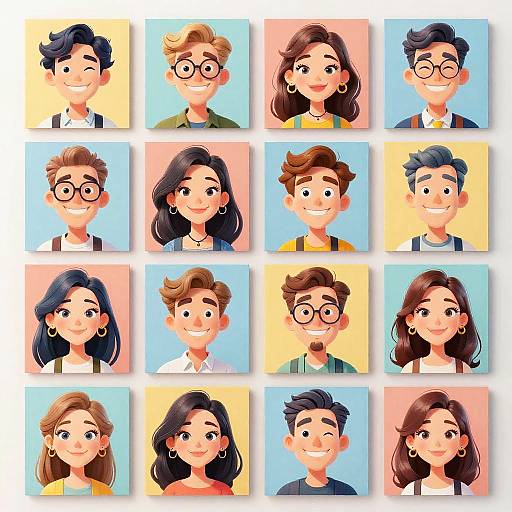 Diverse Caricature Portraits Gallery