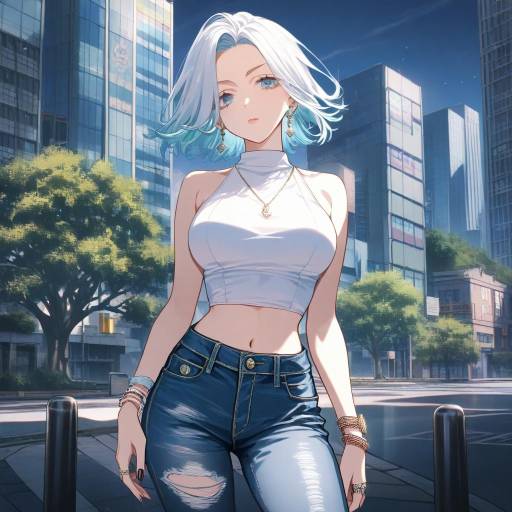 Stylish Girl in Tokyo Revengers Vibe