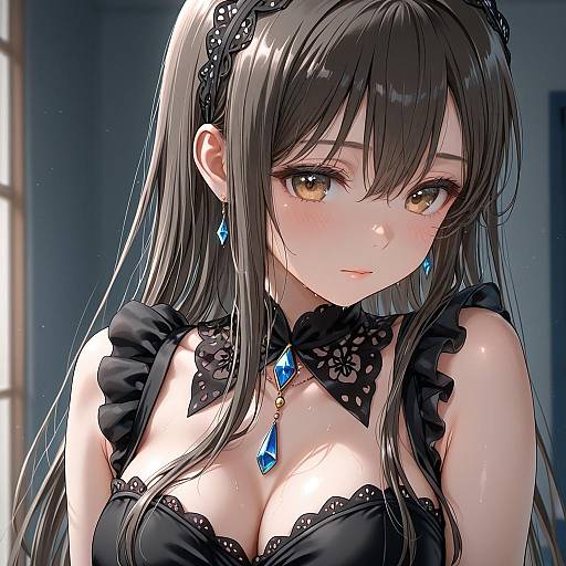 Illustration of Hanazono tae, bang dream! in the style of Parari (parari000)