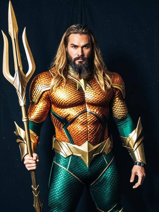 Realistic Aquaman Cosplay Photography
