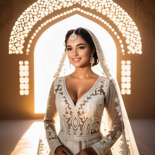 Stunning Middle Eastern Bride on Wedding Day