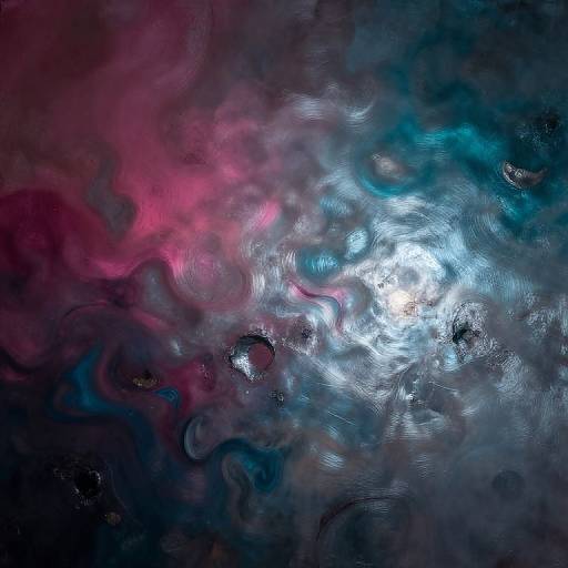 Surreal Abstract Color and Texture Blend
