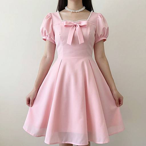 Elegant Pink Princess Dress Costume